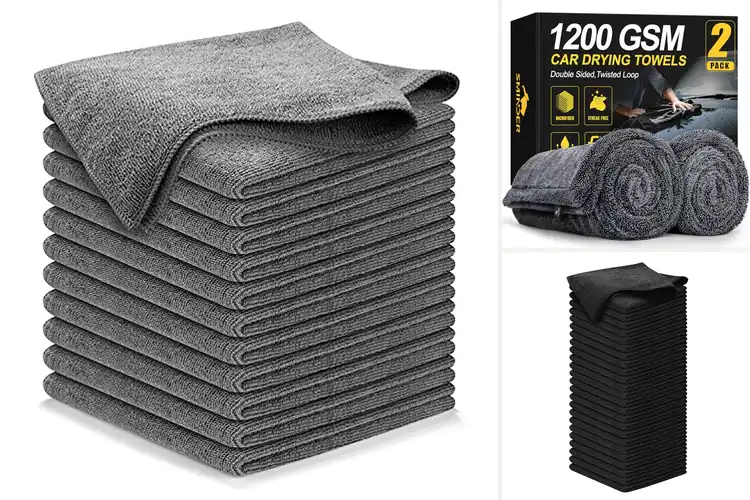 Detailed view of Best 1200 Wash Microfiber Towels