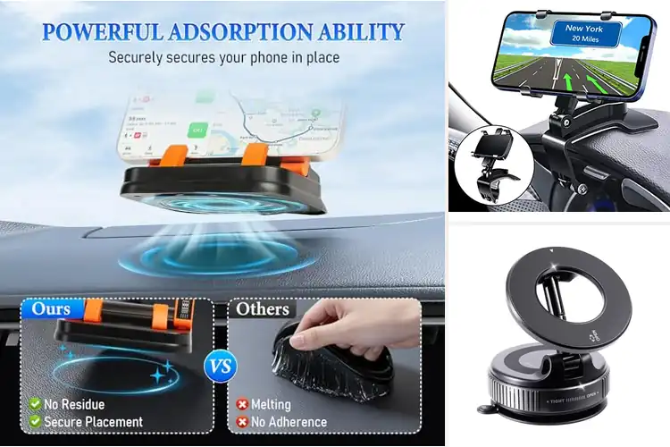 Detailed view of Best 360 Degree Adjustable Car Mount