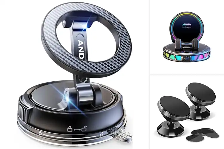 Detailed view of Best 360 Degree Rotation Magnetic Car Mount