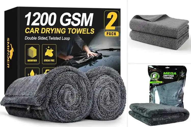 Detailed view of Best Absorbent Car Drying Towels for a Spotless Finish