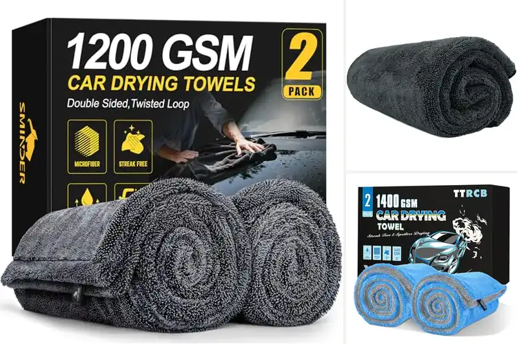 Detailed view of Best Car Detailing Towels For Drying