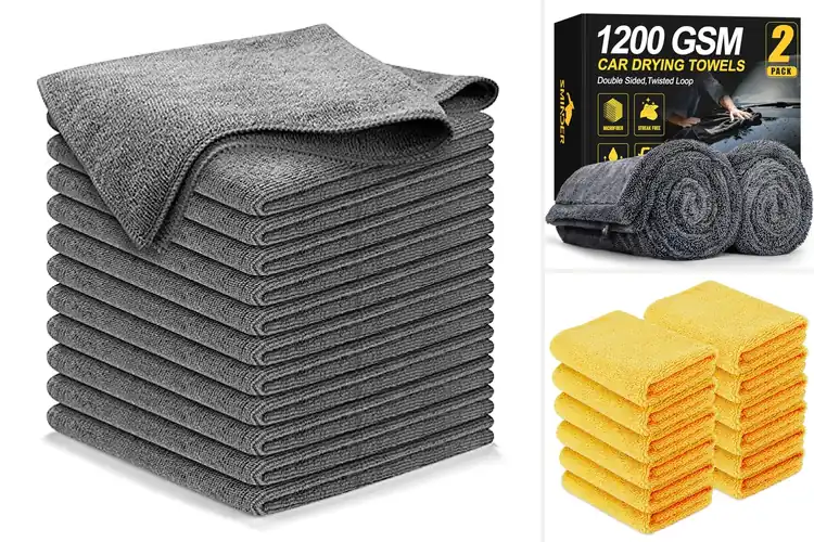 Detailed view of Best Car Detailing Towels for a Smooth, Scratch‑Free Shine