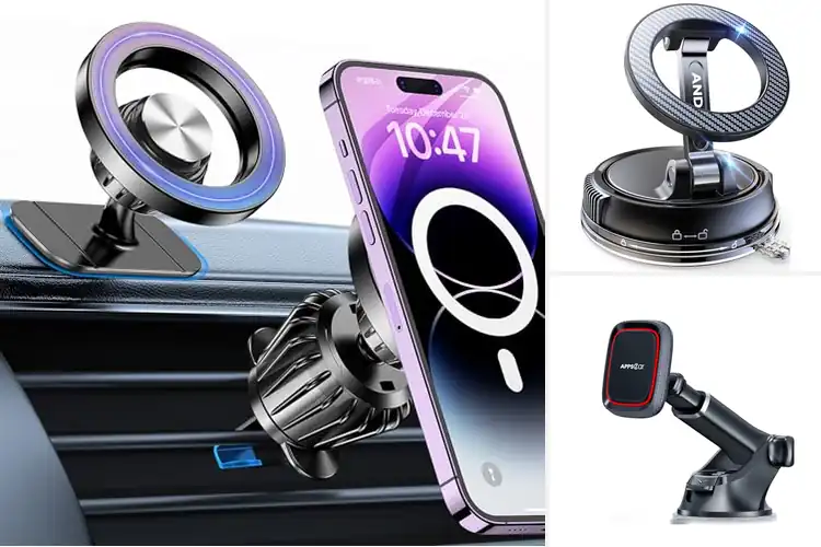 Detailed view of Best Car Phone Holder With Strong Magnets