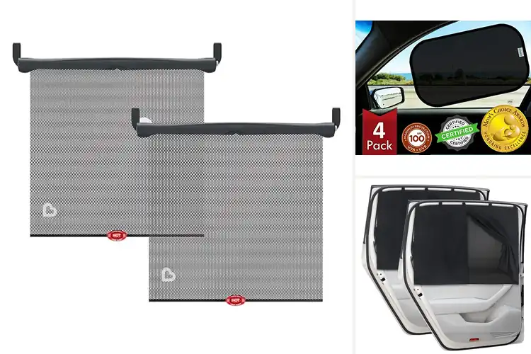 Detailed view of Best Car Window Shades for Cooler, Glare‑Free Drives