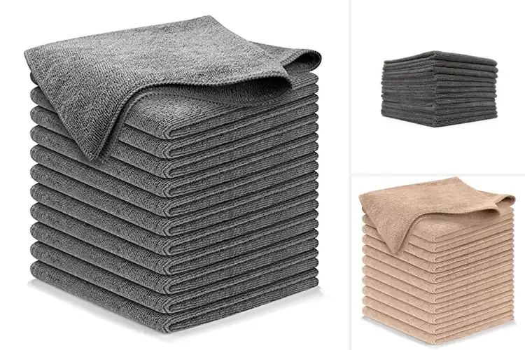 Detailed view of Best Commercial Grade Cleaning Cloths 12 Pack