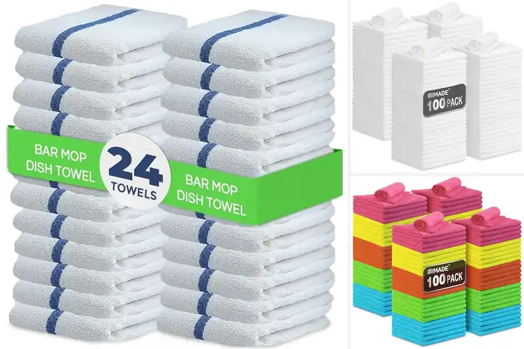 Detailed view of best commercial grade cleaning towels