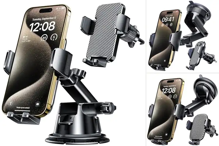 Detailed view of Best Dash Mounted Car Phone Holder
