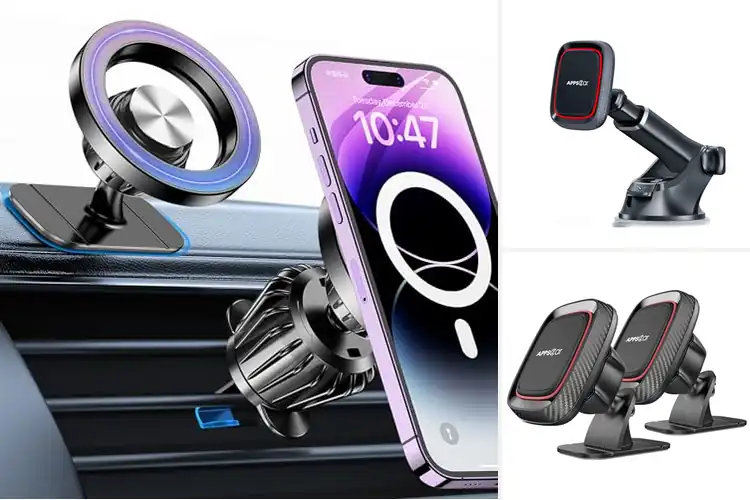 Detailed view of Best Dash Mounted Magnetic Car Holder