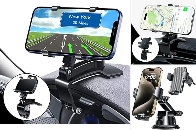 Detailed view of Best Dashboard Phone Holders: Top 10 Secure & Visible Mounts