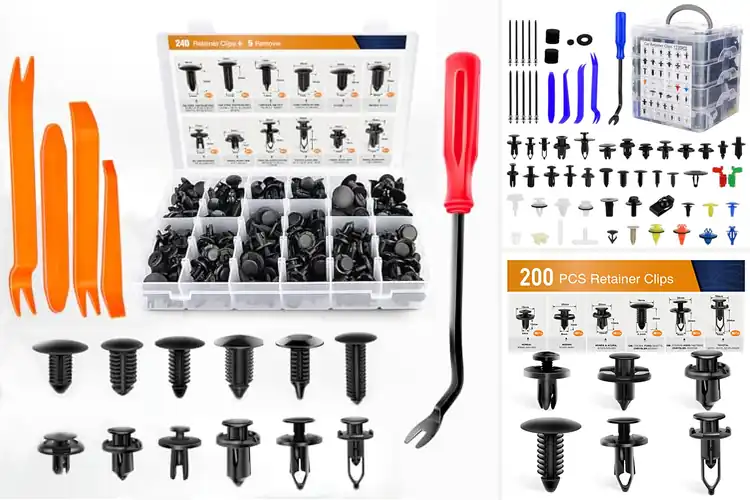 Detailed view of Best Fender Clips Sets: Durable Kits for Easy Car Repairs