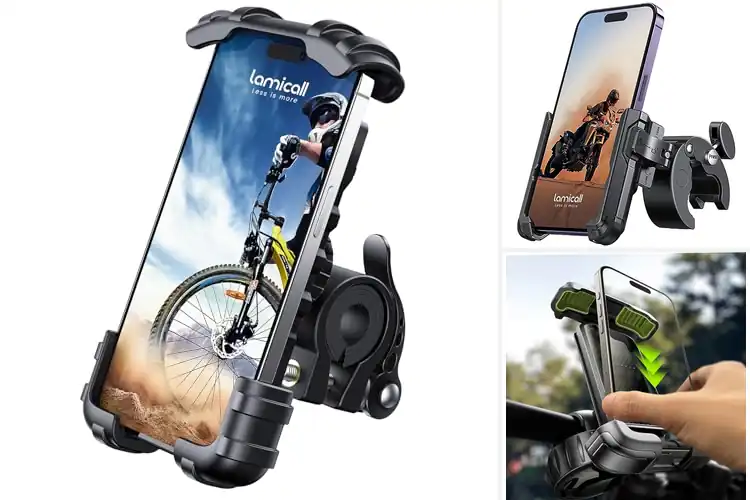 Detailed view of Best Handlebar Phone Holders