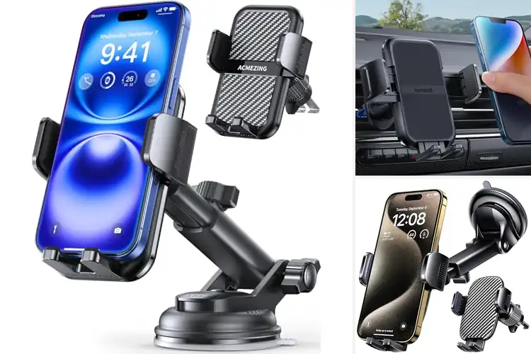 Detailed view of Best Hands Free Driving Phone Mount