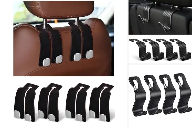 Detailed view of Best Headrest Hooks: Organize Your Car Effortlessly