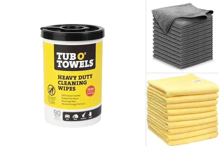 Detailed view of Best Heavy-Duty Cleaning Cloths