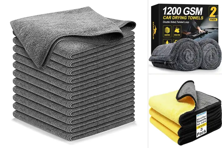 Detailed view of Best High-Performance Microfiber Towels