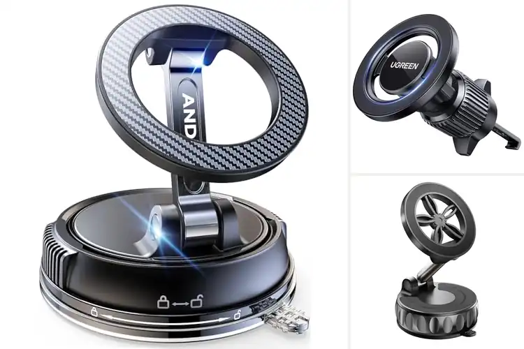 Detailed view of Best iPhone 14 Pro Max Compatible MagSafe Car Mount