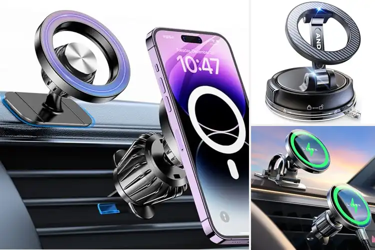 Detailed view of Best Magnetic Car Mount For iPhone 15