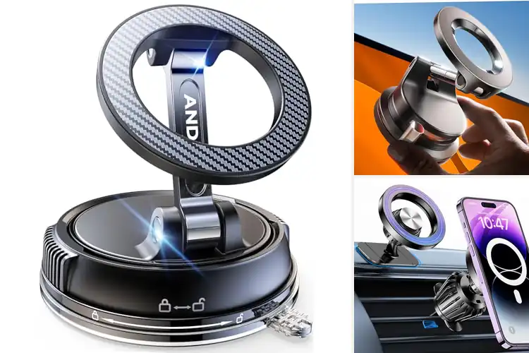 Detailed view of Best Magnetic Car Mount With Strong Grip