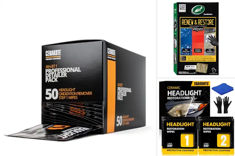 Detailed view of Best Oxidation Removing Wipes: Clear Headlights Fast & Easy