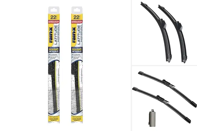 Detailed view of Best Pack of 2 Wiper Blades: Crystal Clear Vision