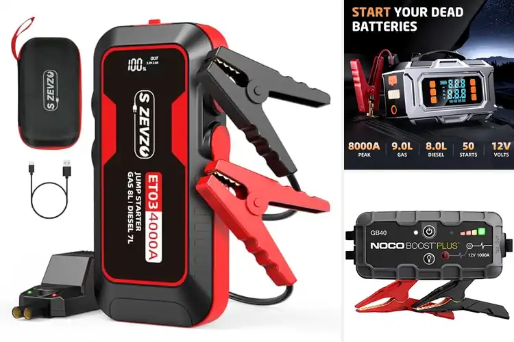 Detailed view of Best Portable Power Bank Jump Starters