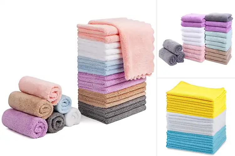 Detailed view of Best Reusable Washable Cloths 24 Pack