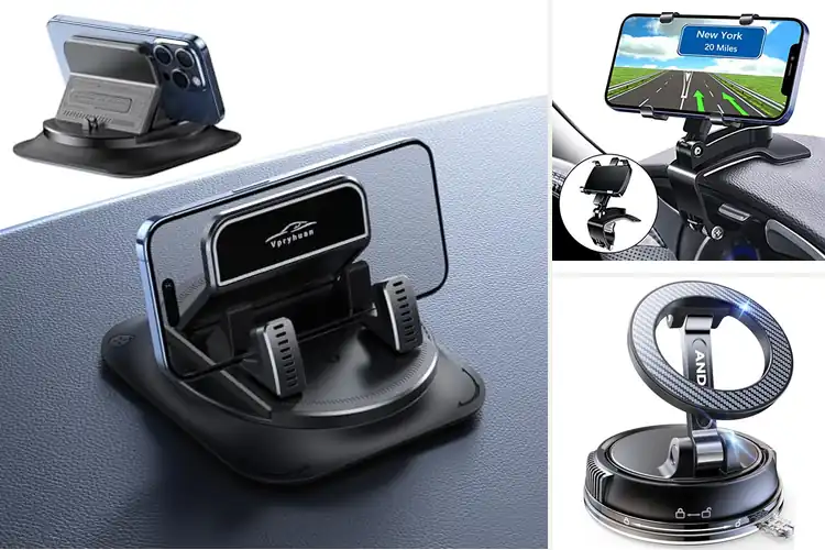 Detailed view of Best Rotation Phone Car Mounts