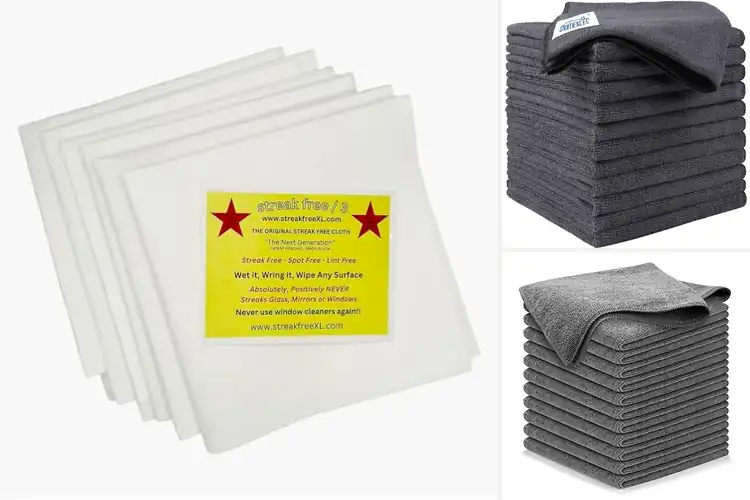 Detailed view of Best Streak Free Car Cleaning Cloths