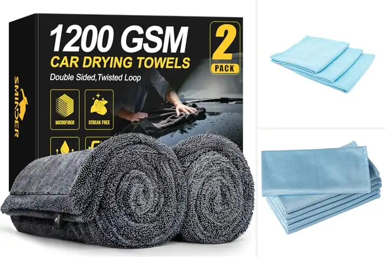 Detailed view of Best Streak Free Drying Towels