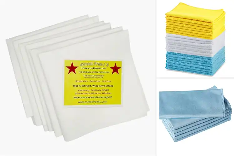 Detailed view of Best Streak Free Lint Free Cleaning Cloths
