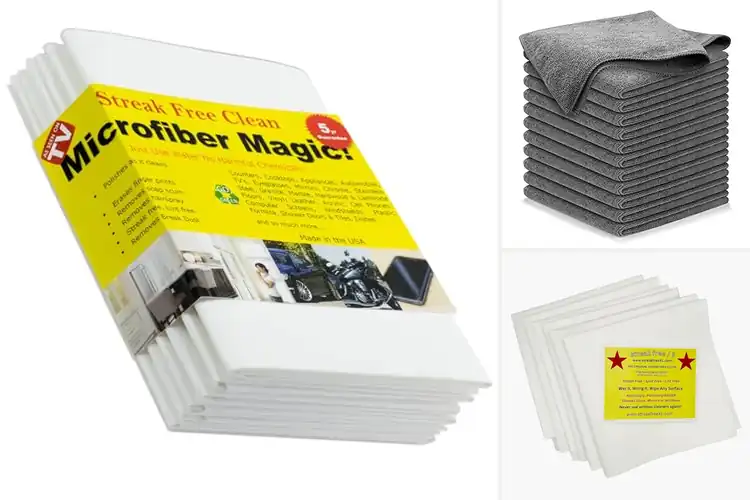 Detailed view of Best Streak Free Microfiber Cloths