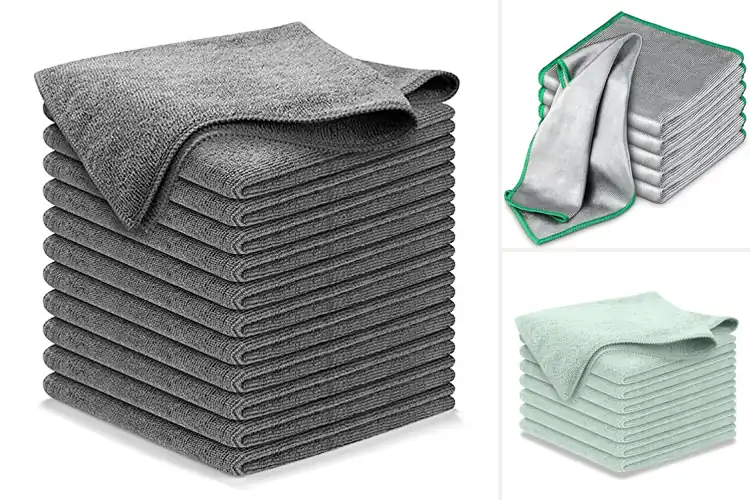 Detailed view of Best Streak Free Mirror Shine Microfiber Towels