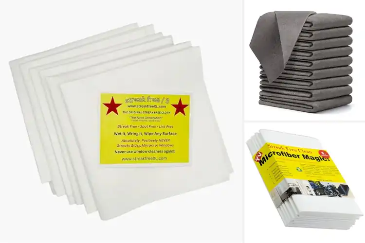 Detailed view of Best Streak Free Wipe Cloths