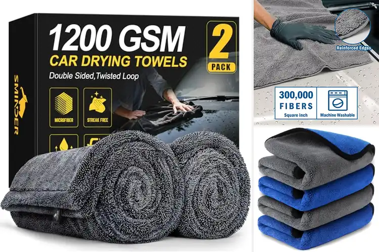 Detailed view of Best Ultra Soft Car Drying Towels